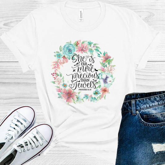 She Is Far More Precious Than Jewels Graphic Tee Graphic Tee
