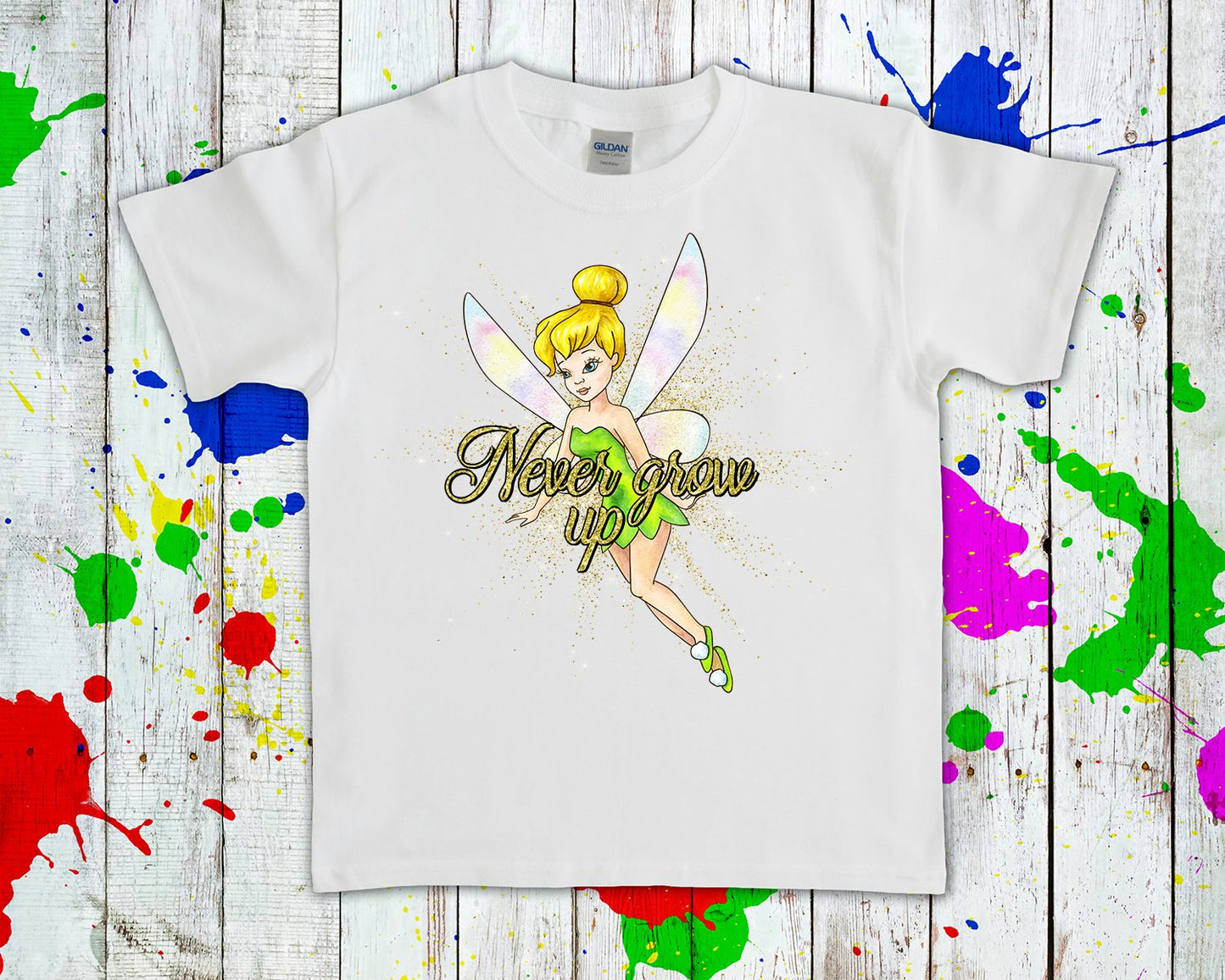 Tinkerbell Never Grow Up Graphic Tee Graphic Tee