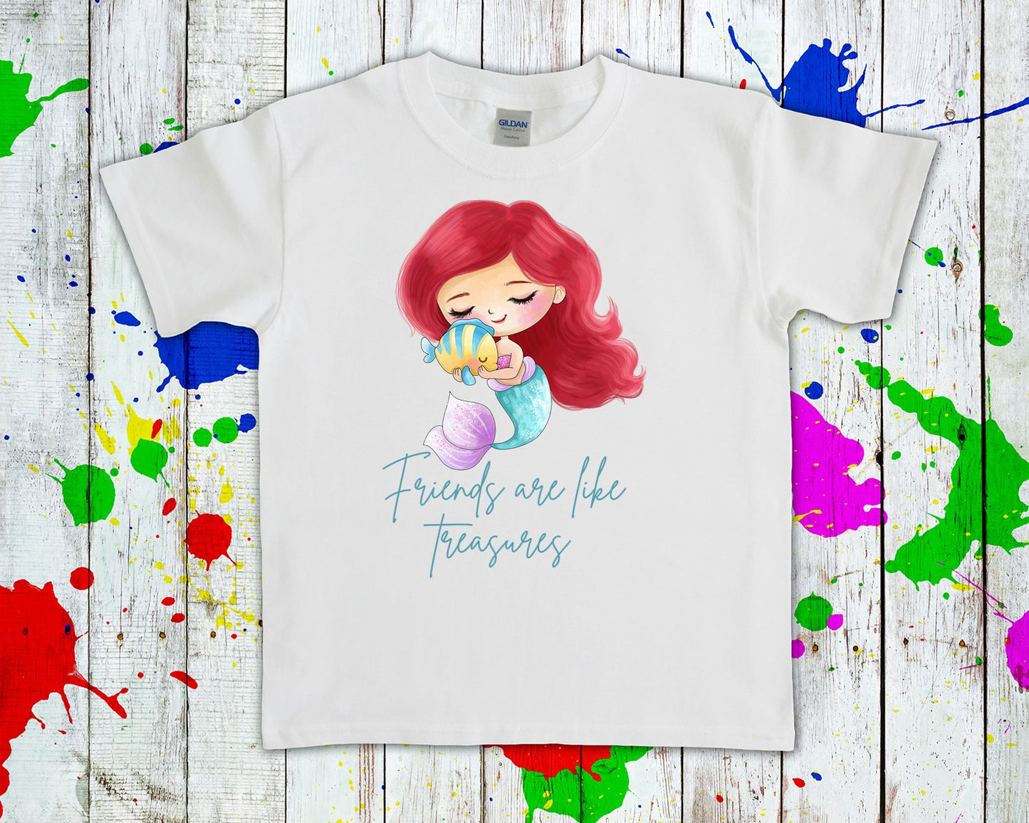 Ariel Friends Are The Treasures Graphic Tee Graphic Tee