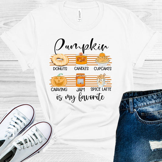 Pumpkin Is My Favorite Graphic Tee Graphic Tee