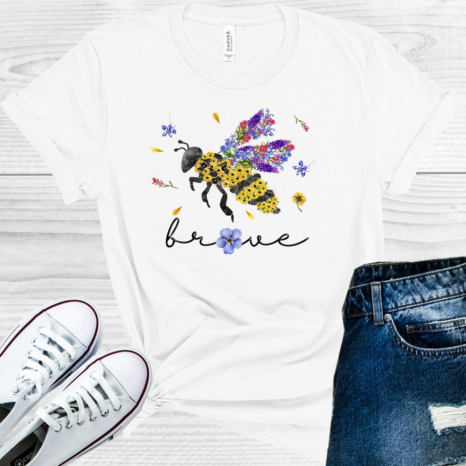 Bee Brave Graphic Tee Graphic Tee