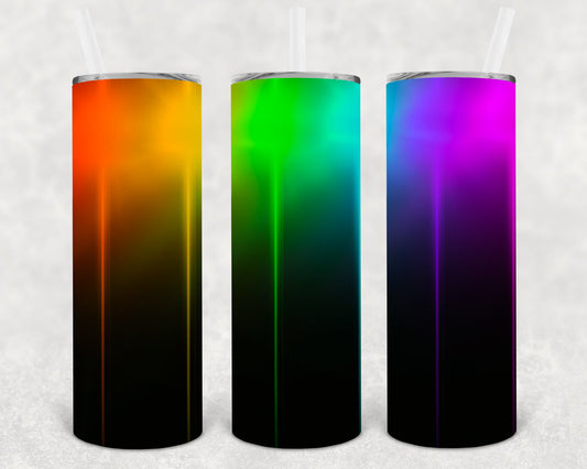 Falling Rainbows 20 Oz Skinny Tumbler