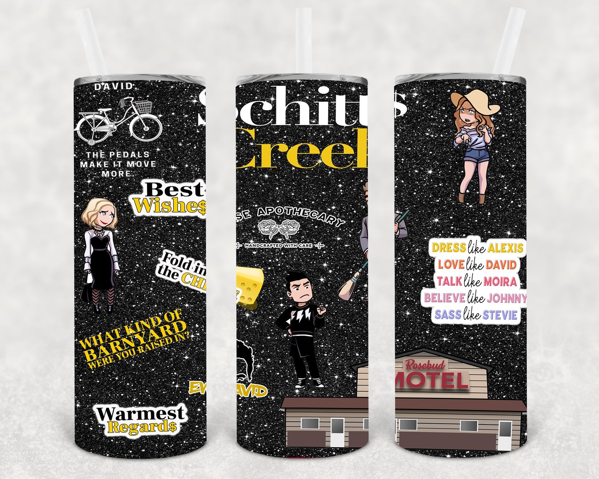 Schitts Creek 20 Oz Skinny Tumbler