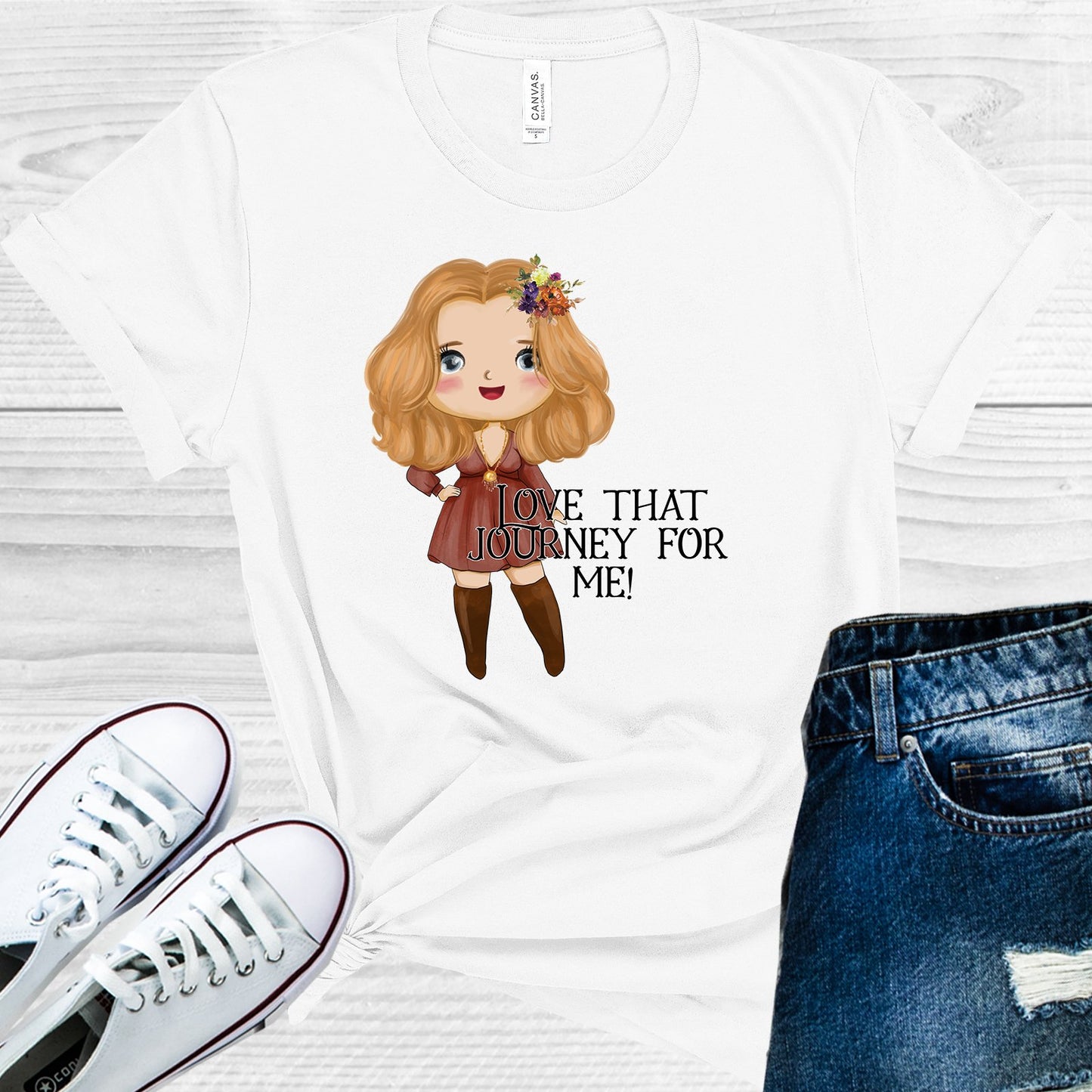 Schitts Creek Love That Journey For Me Graphic Tee Graphic Tee