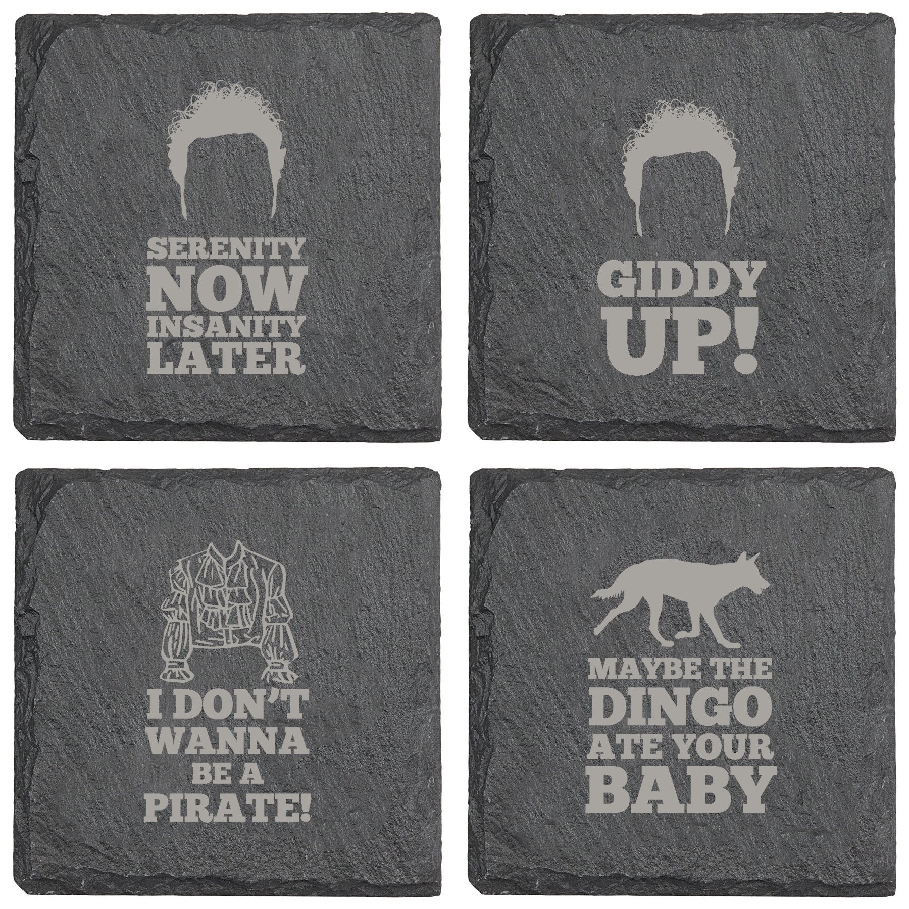 Seinfeld Maybe The Dingo Ate Your Baby Slate Coaster