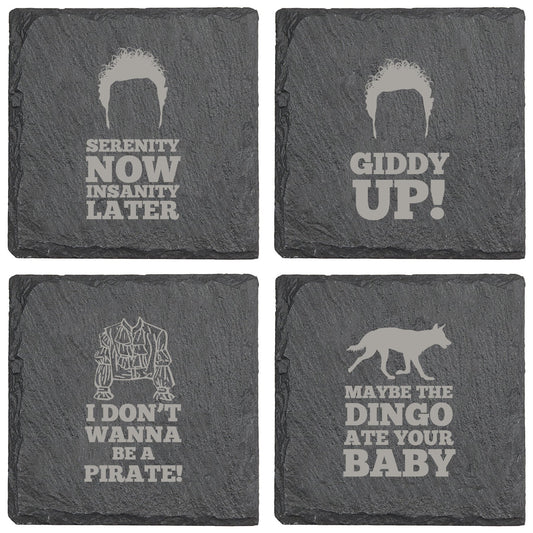 Seinfeld Maybe The Dingo Ate Your Baby Slate Coaster