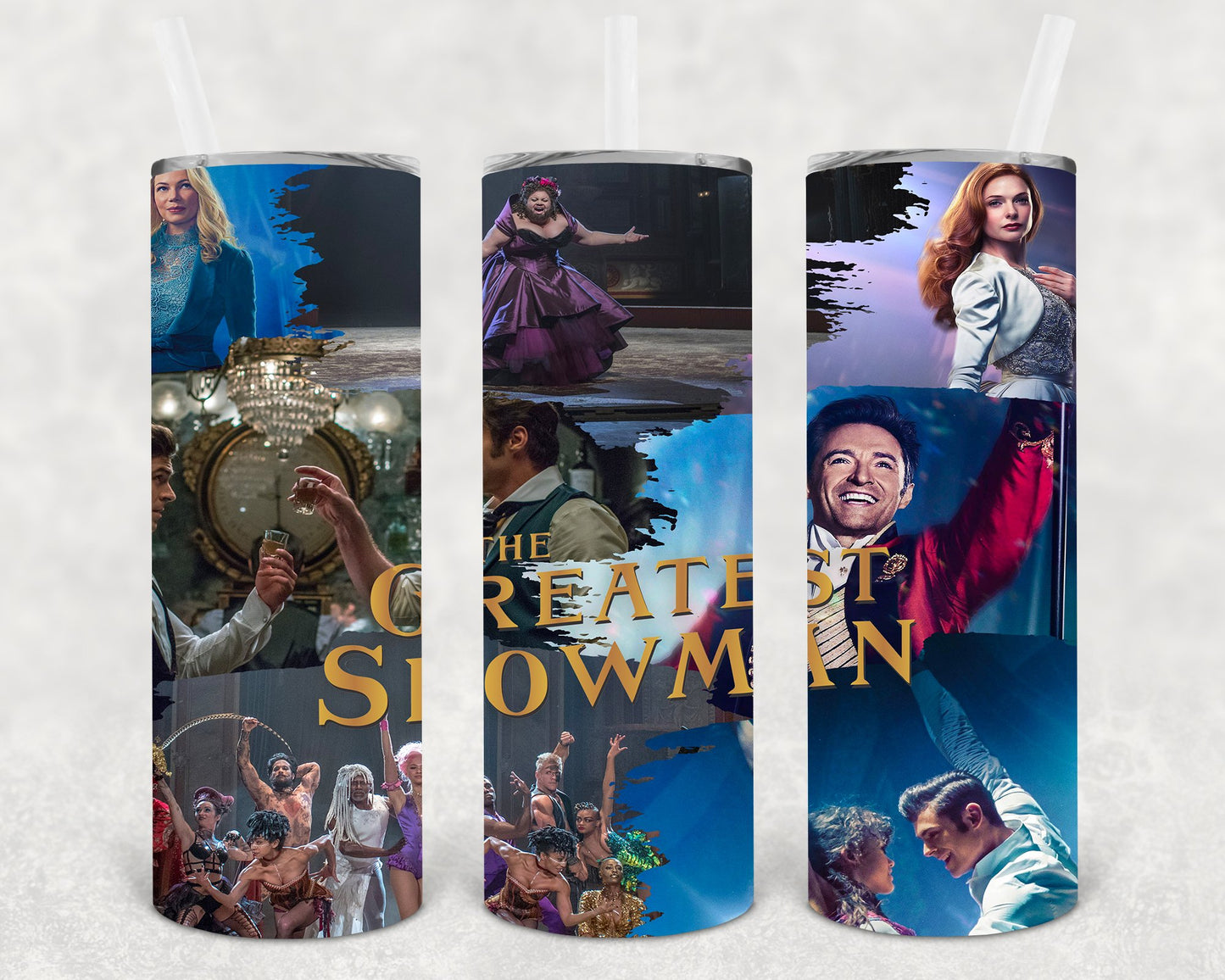 The Greatest Showman 20 Oz Skinny Tumbler