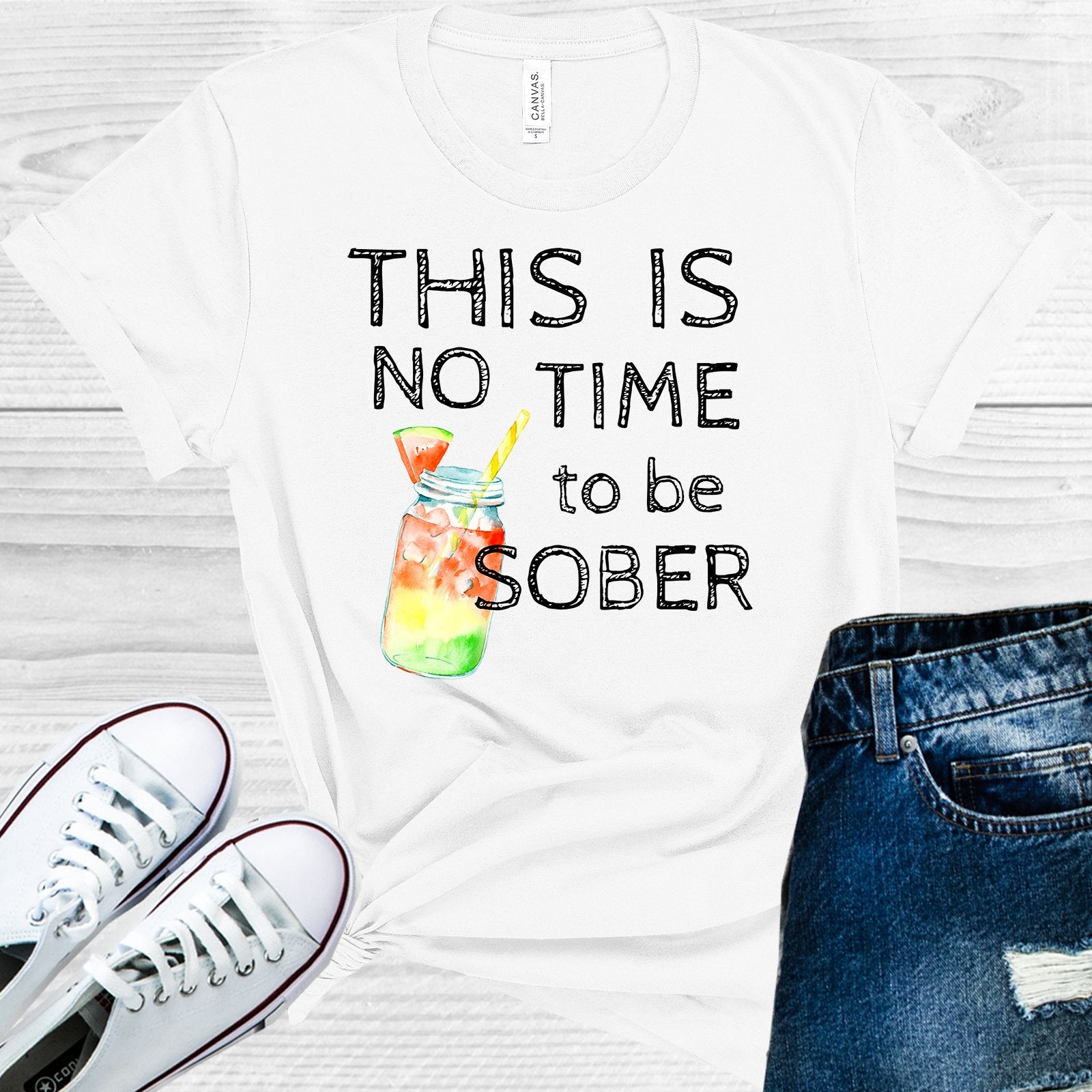 This Is No Time To Be Sober Graphic Tee Graphic Tee