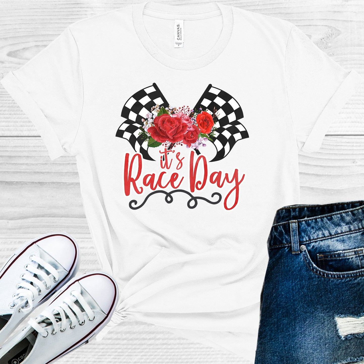Its Race Day Graphic Tee Graphic Tee
