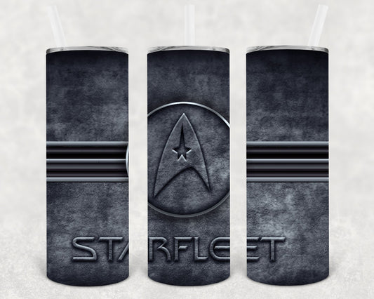 Starfleet 20 Oz Skinny Tumbler