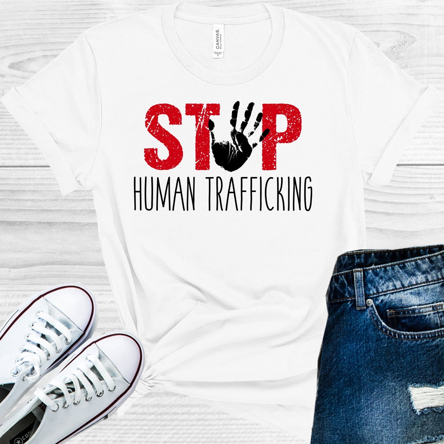 Stop Human Trafficking Graphic Tee Graphic Tee