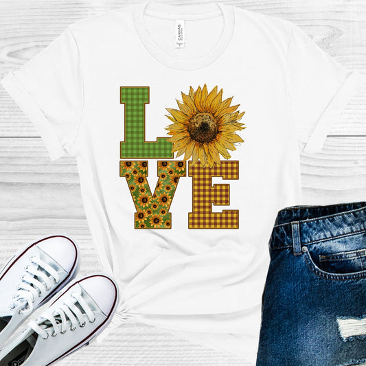 Love Sunflower Graphic Tee Graphic Tee