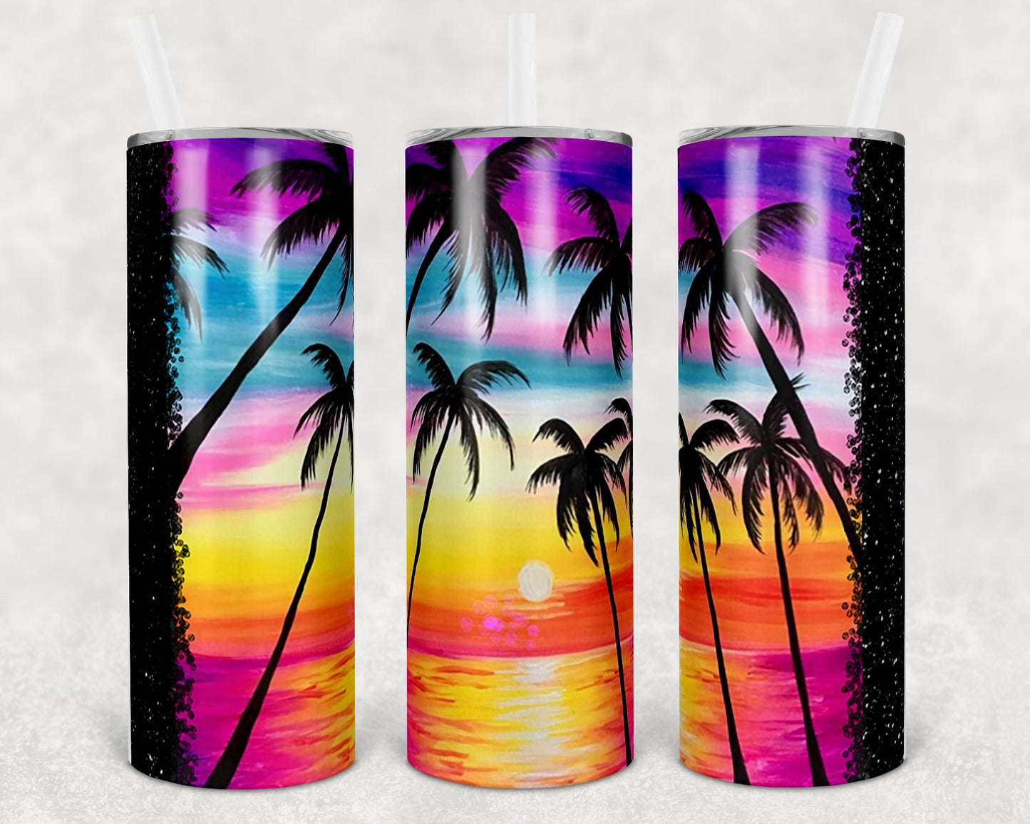 Sunset 20 Oz Skinny Tumbler