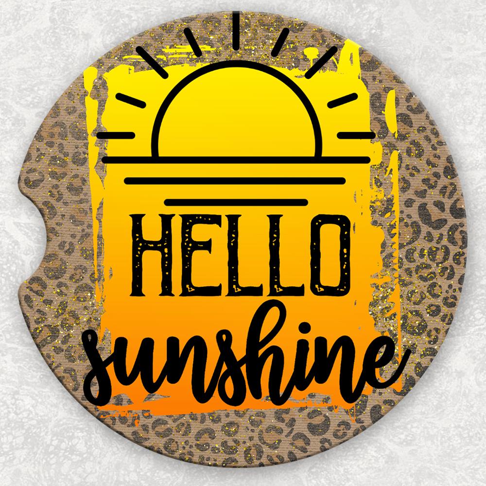 Car Coaster Set - Hello Sunshine