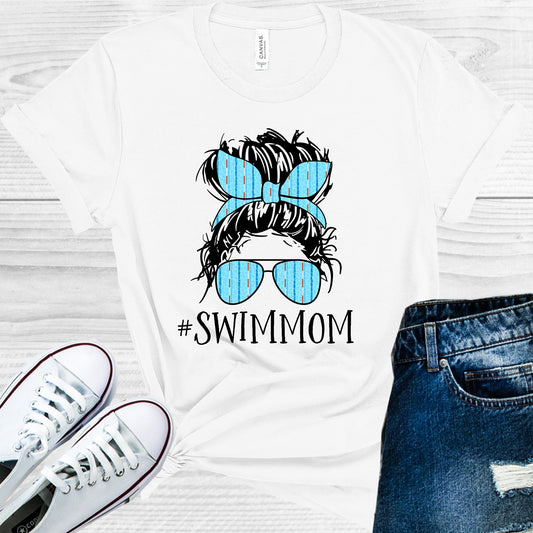 Swim Mom #swimmom Graphic Tee Graphic Tee