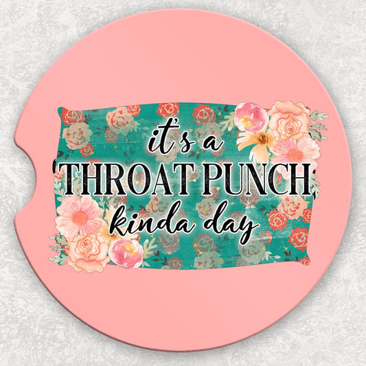 Car Coaster Set - Its A Throat Punch Kinda Day