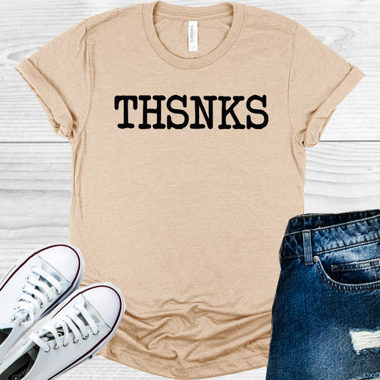 Thsnks Graphic Tee Graphic Tee