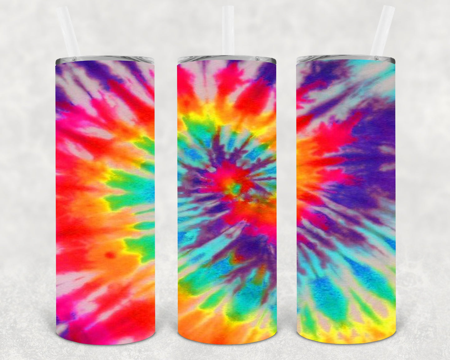 Tie-Dye 20 Oz Skinny Tumbler