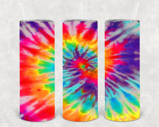 Tie-Dye 20 Oz Skinny Tumbler