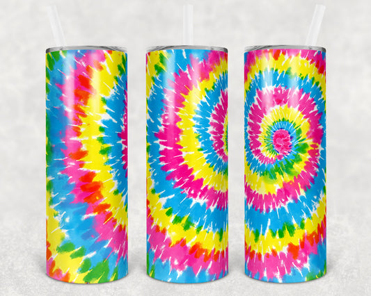 Tie Dye 20 Oz Skinny Tumbler