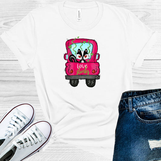 Love Stinks Doodle Truck Graphic Tee Graphic Tee
