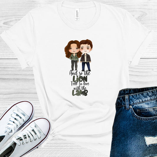 Twilight And So The Lion Fell In Love With Lamb Graphic Tee Graphic Tee