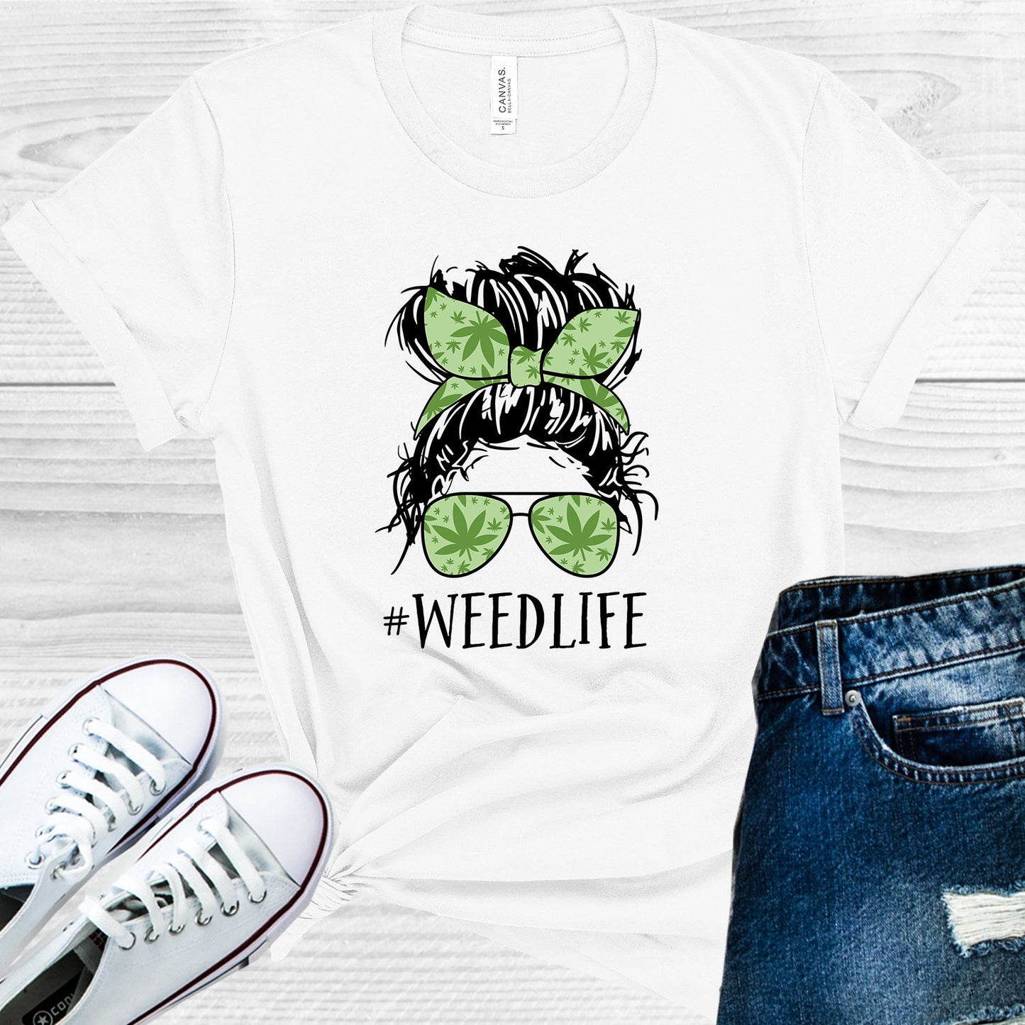 Weed Life #weedlife Graphic Tee Graphic Tee