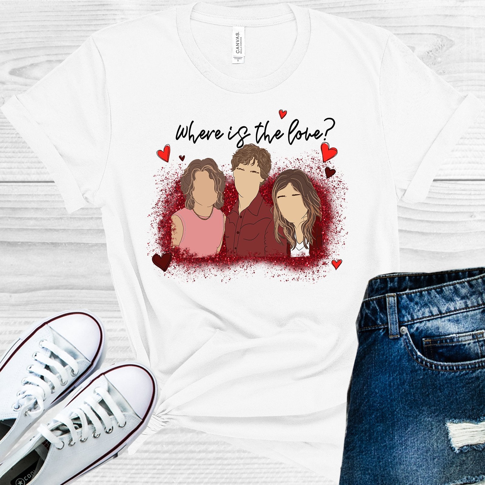 Where Is The Love Graphic Tee Graphic Tee