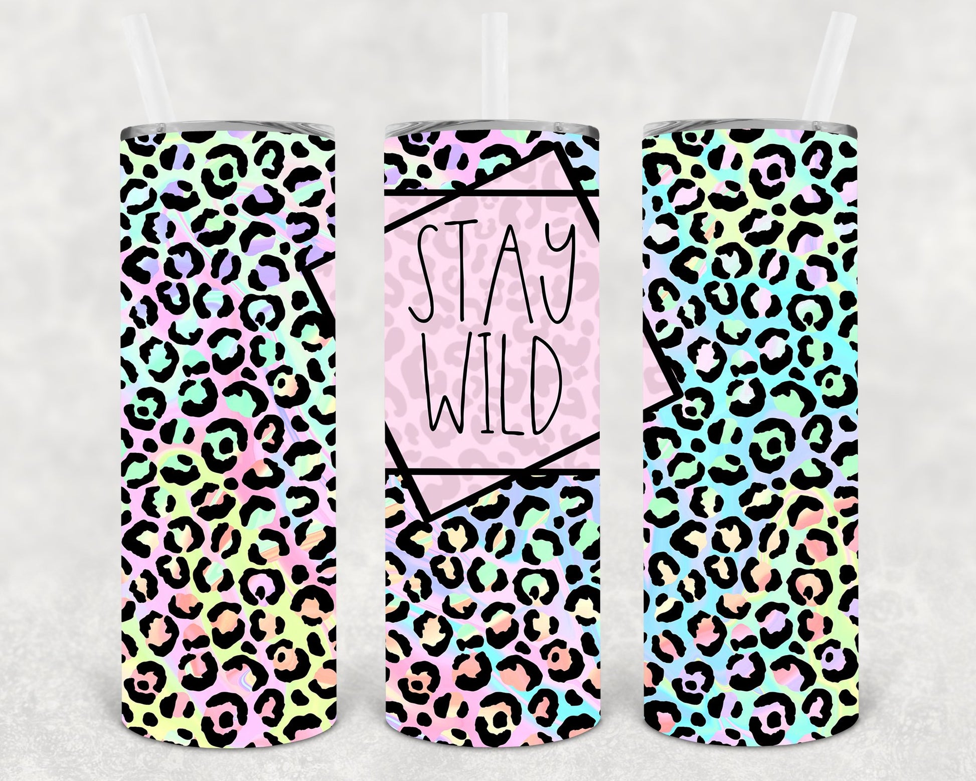 Stay Wild 20 Oz Skinny Tumbler