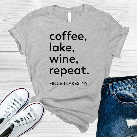 Coffee Lake Wine Repeat Graphic Tee Graphic Tee