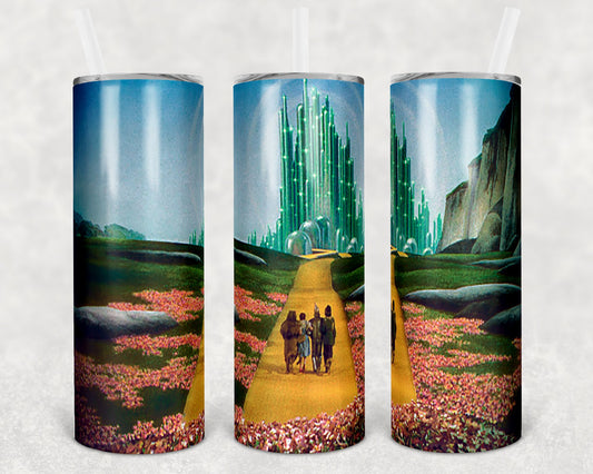 Yellow Brick Road 20 Oz Skinny Tumbler