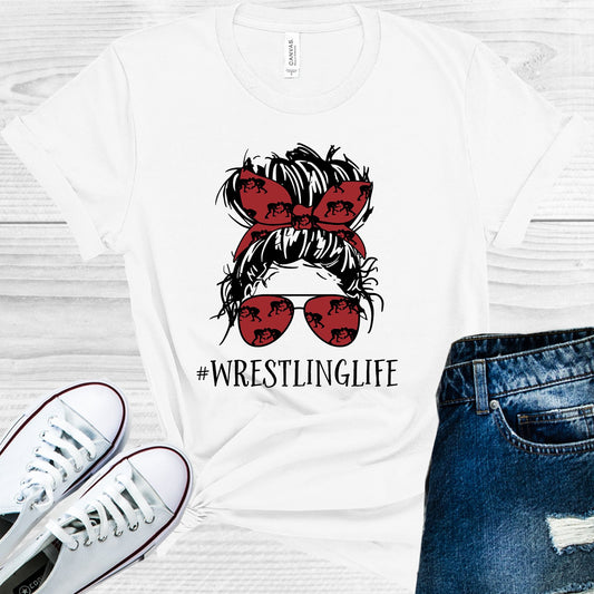 Wrestling Life #wrestlinglife Graphic Tee Graphic Tee