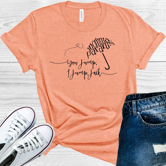 Gilmore Girls: You Jump I Jack Graphic Tee Graphic Tee