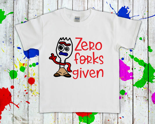 Zero Forks Given Graphic Tee Graphic Tee