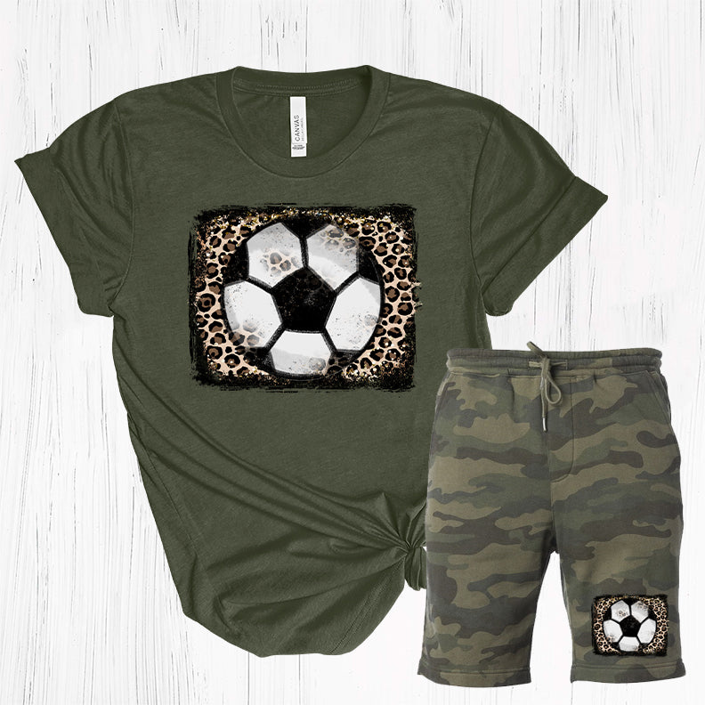 Leopard Soccer Graphic Tee