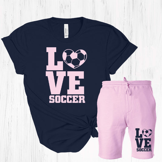 Love Soccer Graphic Tee