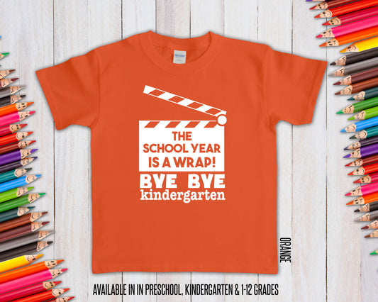 The School Year is a Wrap Graphic Tee