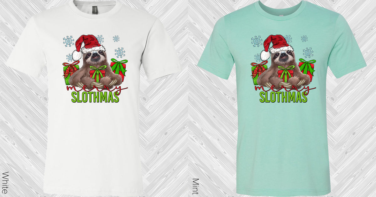 Merry Slothmas Graphic Tee