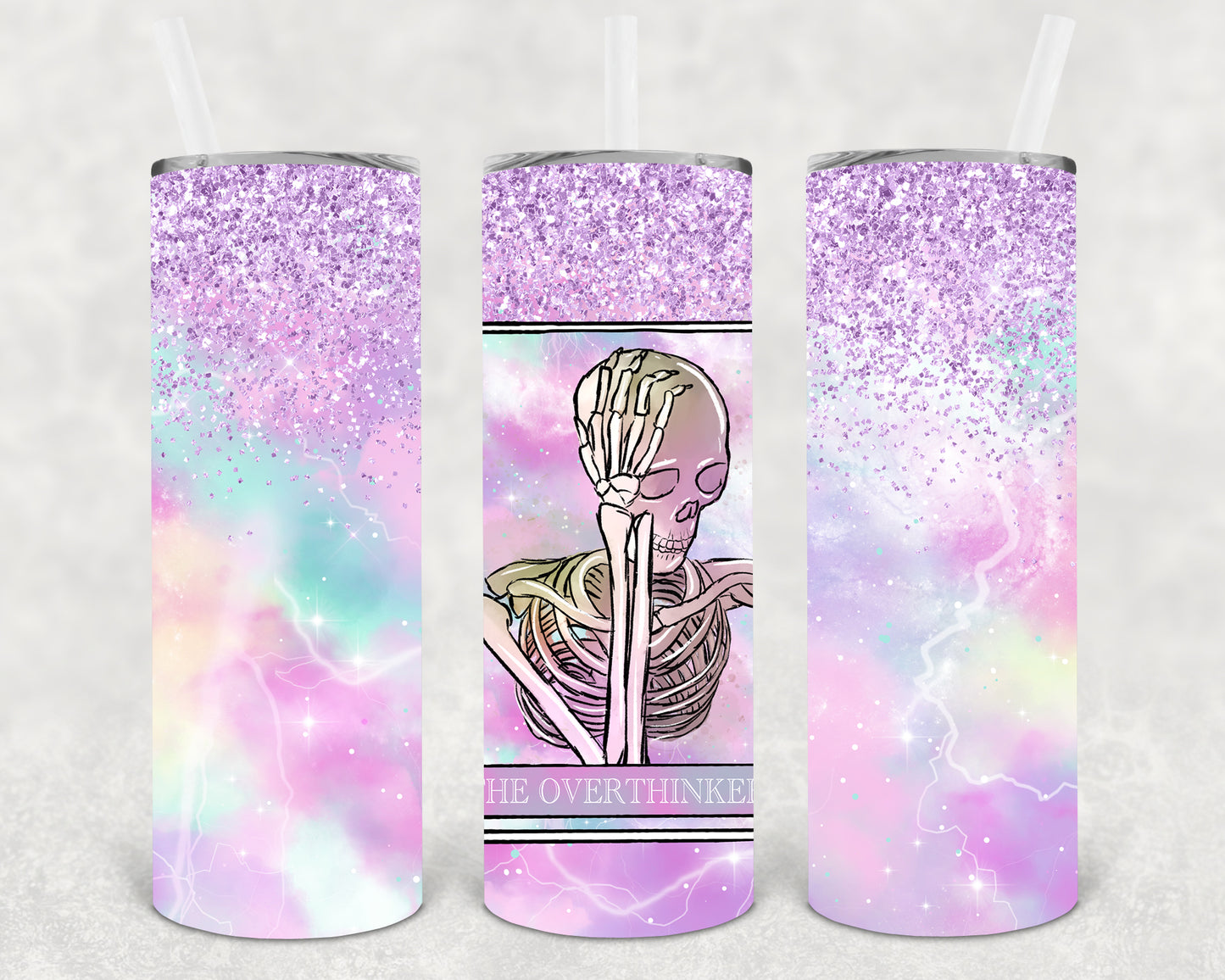 The Overthinker 20 oz Skinny Tumbler