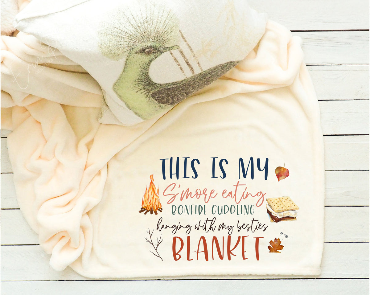 This is My Smore Eating Blanket Fleece Throw
